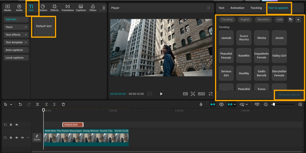 Turn Reddit Stories into Viral Videos Using CapCut PC’s Text-to-Speech 2