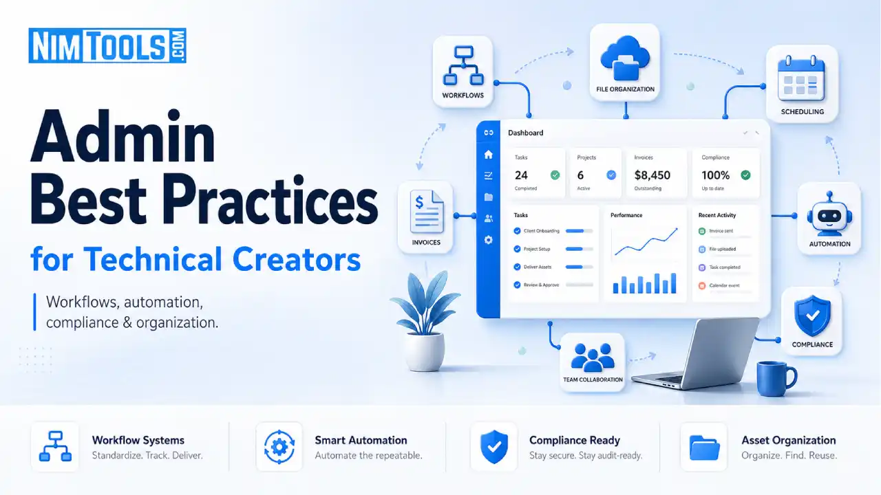 Administrative Best Practices: A Guide for Technical Creators July 2026