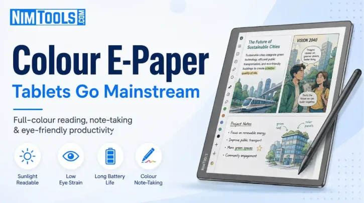 Mechanics of Chromatic E-Paper
