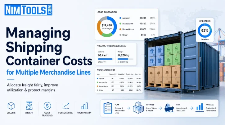 Manage Shipping Container Costs Across Multiple Product Lines